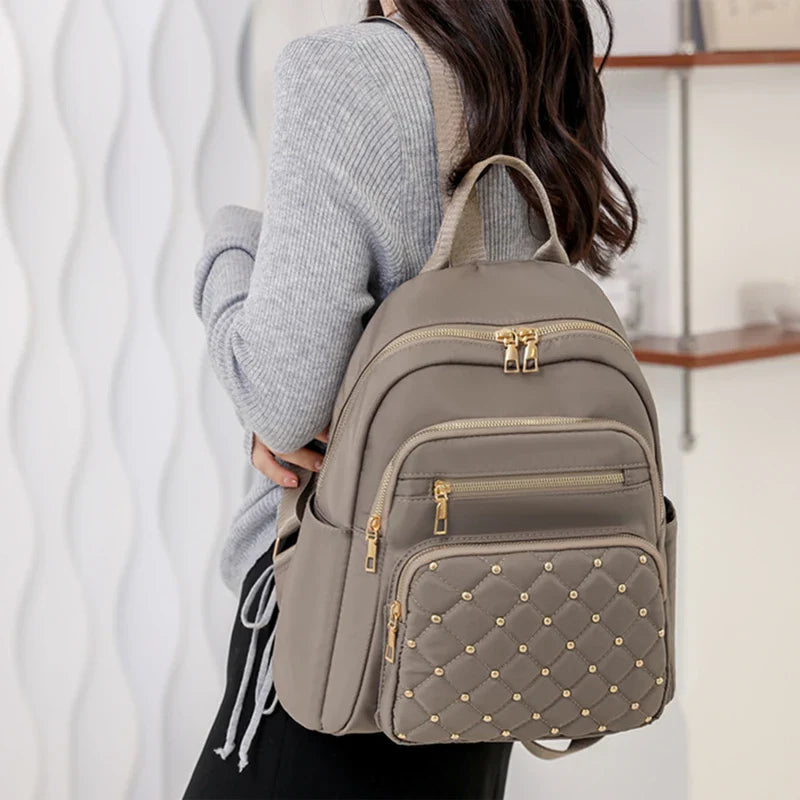Fashion Bagpack Women High Quality Nylon Backpacks Female Big Travel Back Pack Large School Bags for Teenage Girls Shoulder Bag