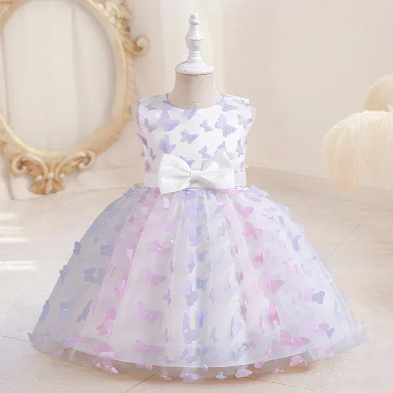 Christmas Unicorn Children's Sequins Tutu Dress Girls Rainbow Wedding Birthday Party Princess Dress Performance Cosplay Costume