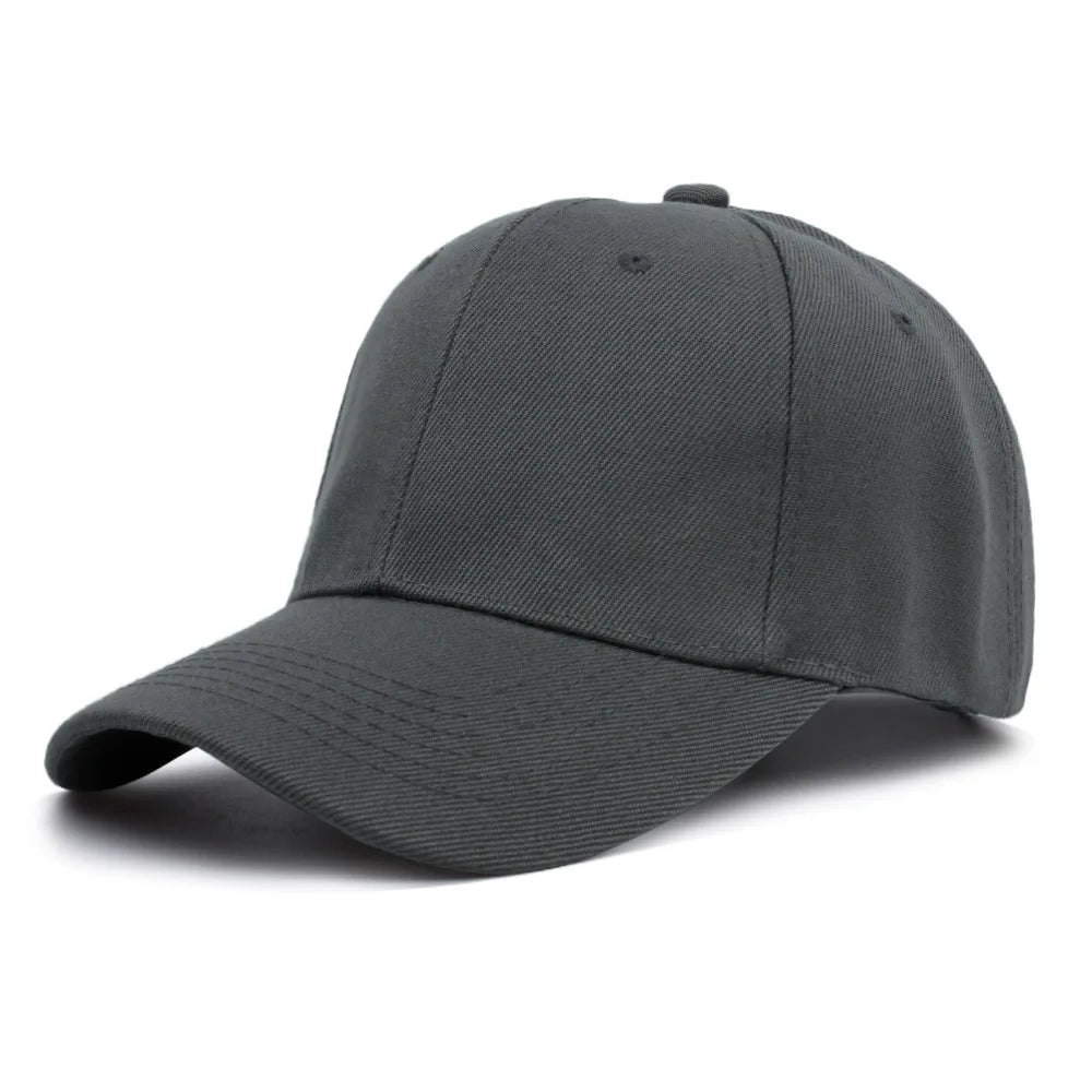 Men Women Multiple Colour Baseball Cap Peaked Cap Solid Color Adjustable Unisex Spring Summer Dad Hat Shade Sport Baseball Hats