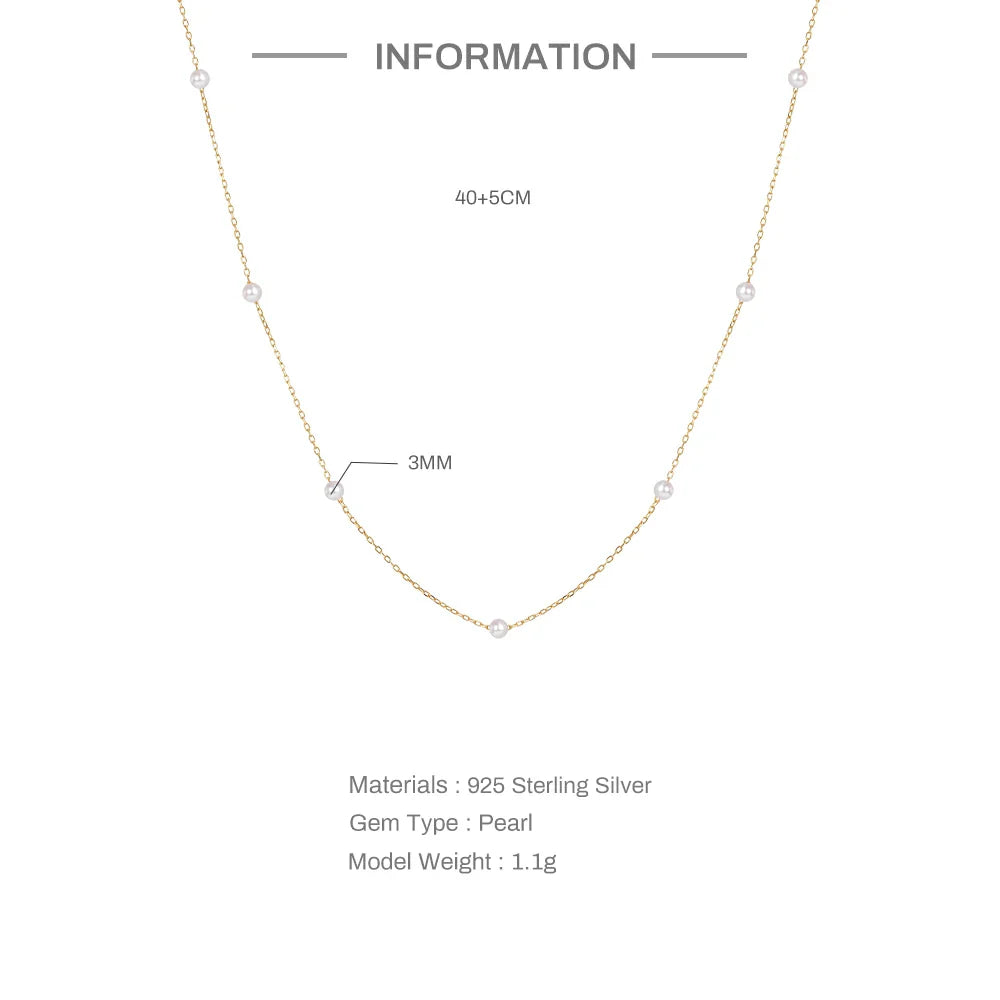 Aide 925 Sterling Silver Necklaces Charms for Women Crystal Cross Clavicle Collar Chain Simple Choker Necklace Accessories Gift