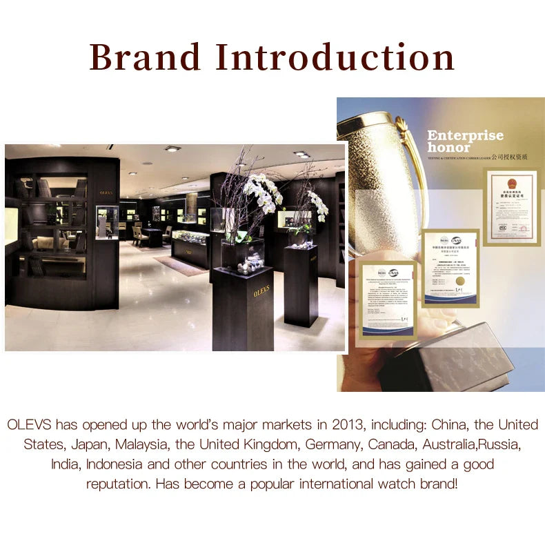 OLEVS 5189 Love Diamond Inlaid Steel Band Women's Quartz Watch