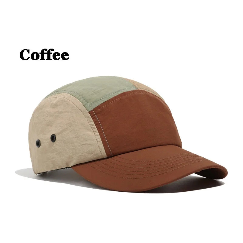 Fashion Adjustable Hat 5 Panel Cap Quick Dry Cap Snapback Hats Unisex Baseball Caps Sun Hats
