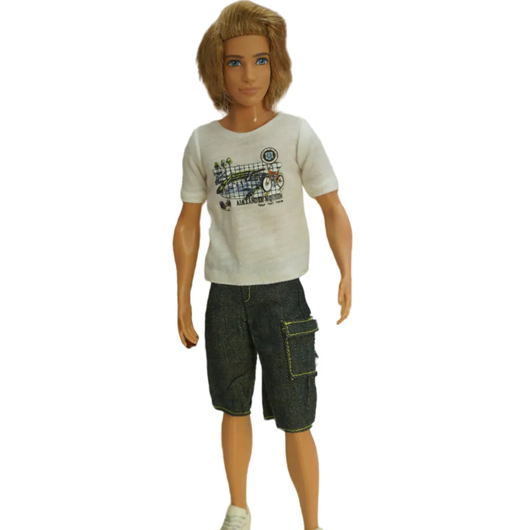 Quality 1/6 Doll Clothing Casual Wear Handmade Clothes Outfit For 29CM Ken Prince Doll Accessories DIY Doll Suits Coat Decors