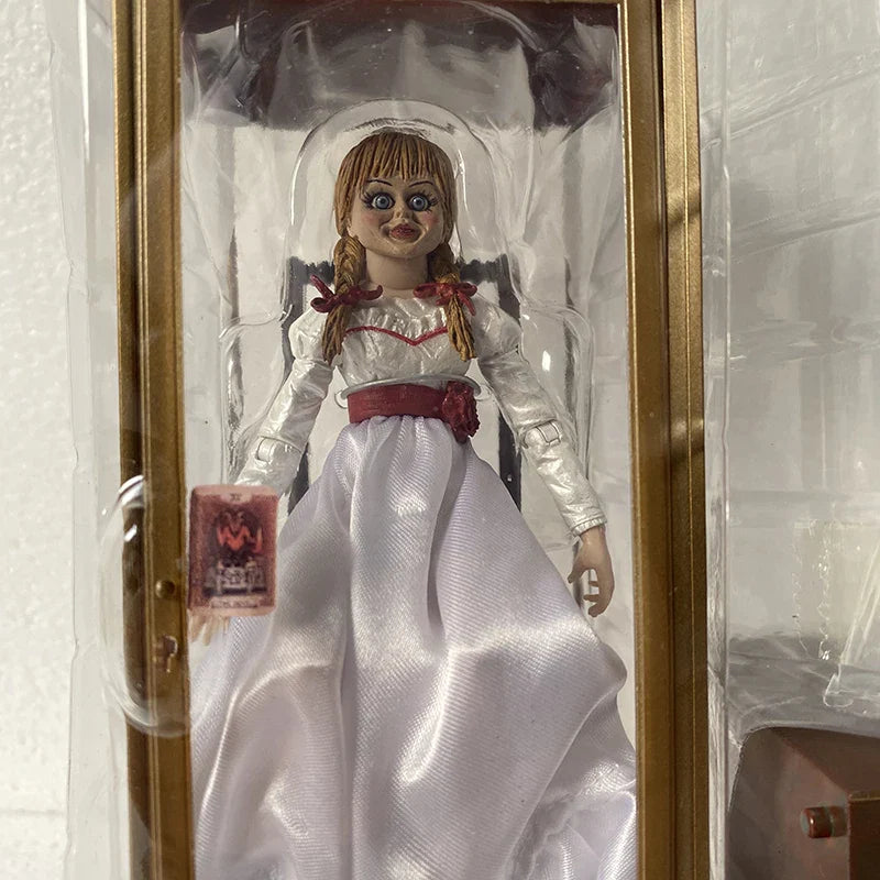 NECA Figure Annabelle Comes Home Annabelle Figures Action Figure Model Toy Doll 18cm 7inch Real Clothes Joint Movable Decoration