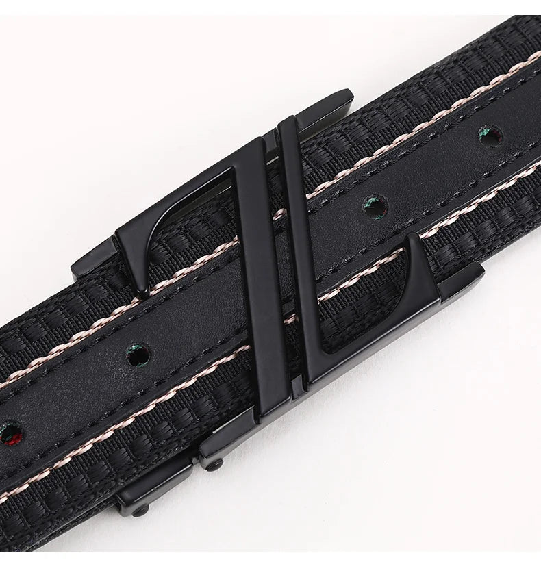 Leather luxury belt for men, stylish and handsome with high quality. Leather belt for women, durable and versatile for jeans.