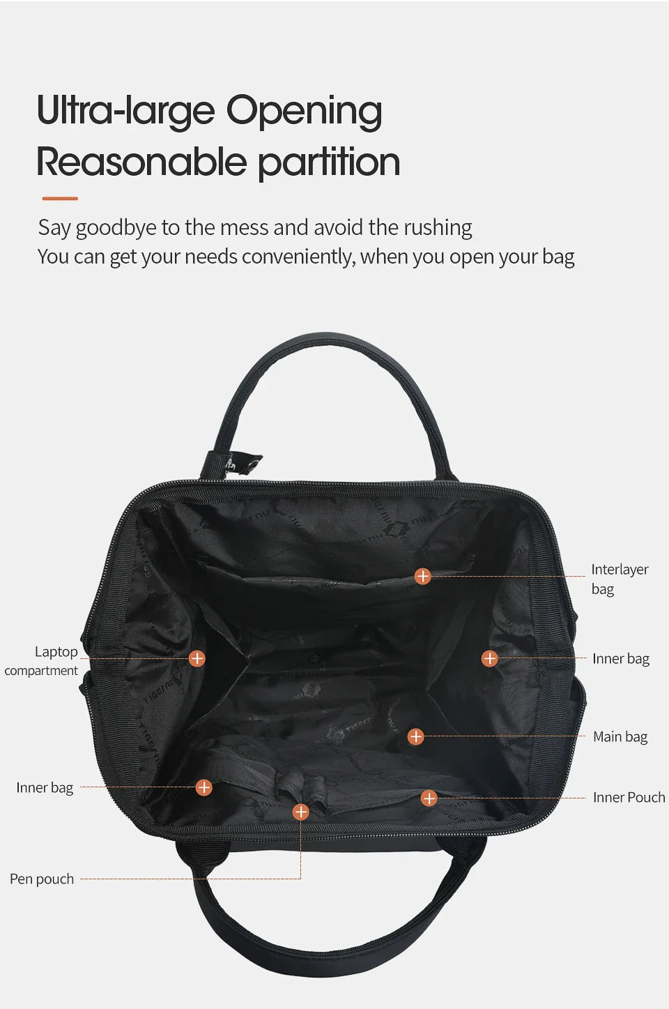 Tigernu New Ladies Casual Backpack For Women Splashproof TPU Travel Camping Female Handbags Light Weight Hiking School Backpacks
