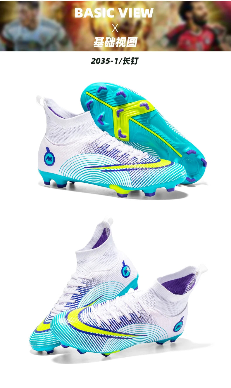 Soccer Shoes Society TF/FG Athletic Shoe Cleats Football Man Genuine Soccer Shoe