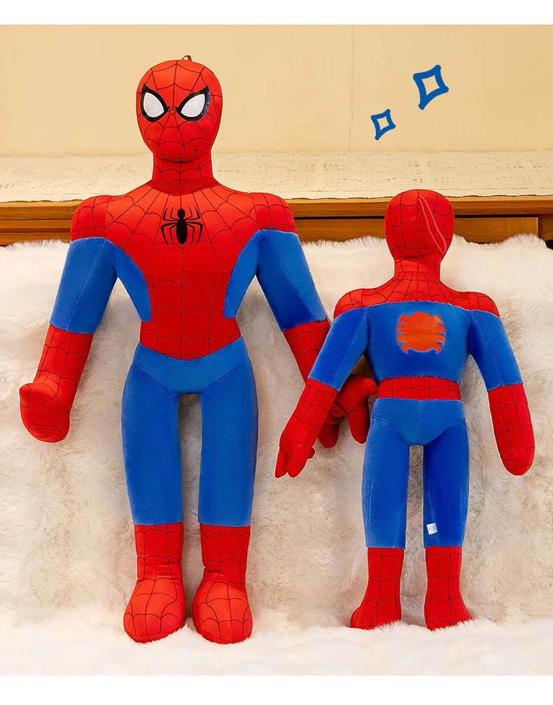 40-120Cm Spiderman New Cute Plush Doll Toys Kawaii Huge Sleep Pillow Cushion Soft Stuffed Animal Doll Birthday Gift for Kids