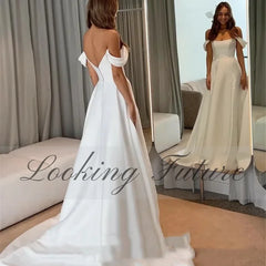 Wedding Dresses For Woman 2024 Strapless Off The Shoulder