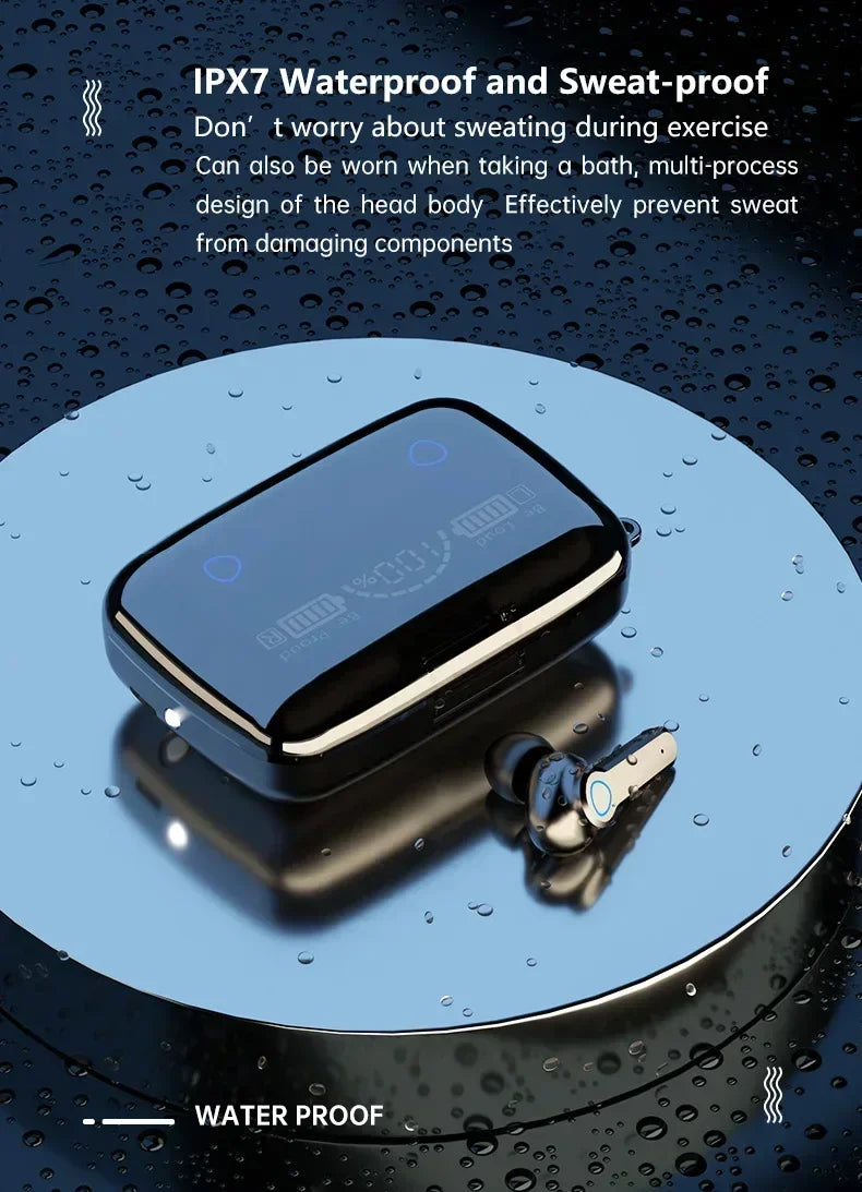 M19 Earbuds TWS Earphone M10 Intelligente Touch Control Wireless Bluetooth-compatible Headphones Waterproof LED Display With Mic