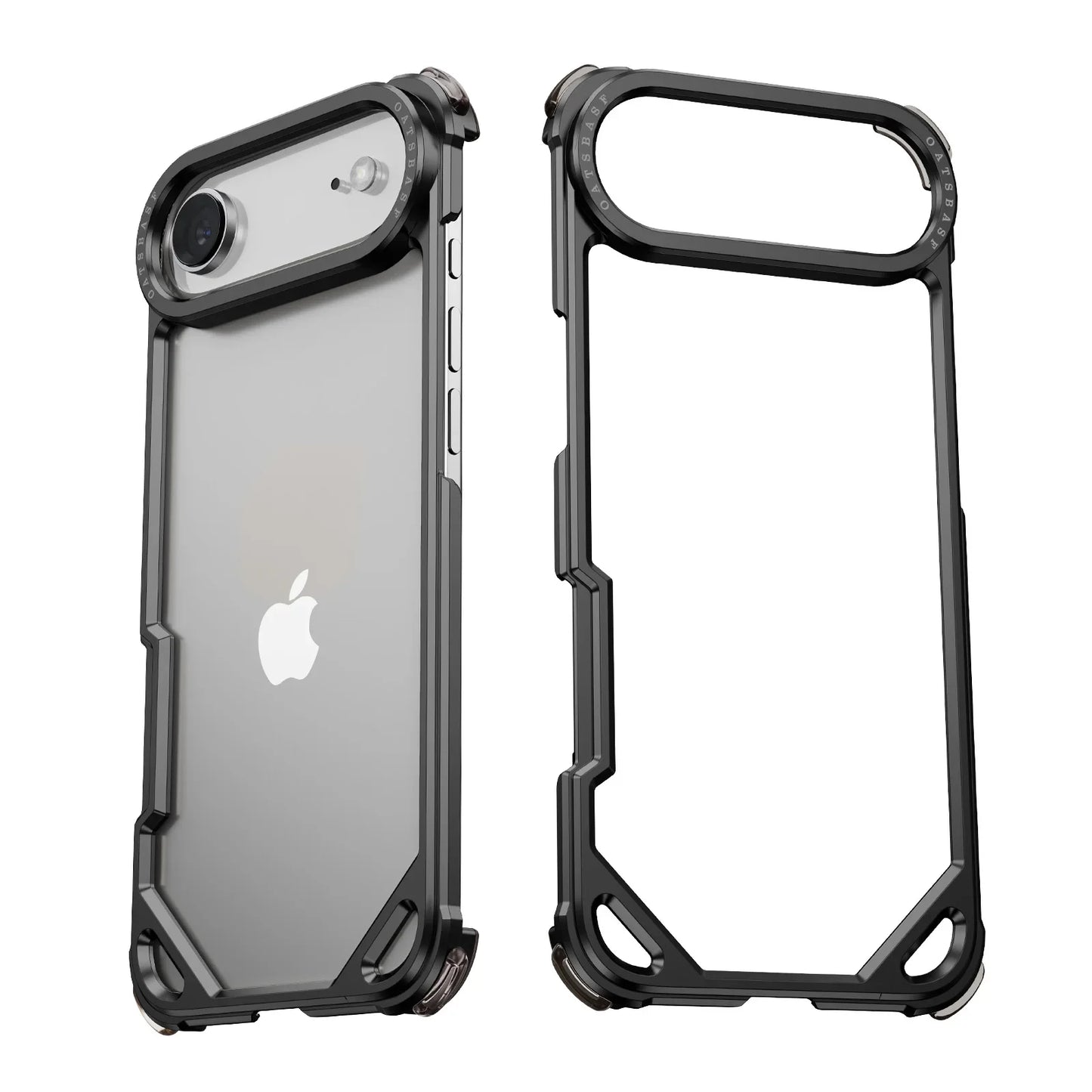 Metal Phone Case for iPhone 17 Pro/Pro Max/17/Air Case Minimalist Support Wireless Charging Ultra-thin Protecitve Case
