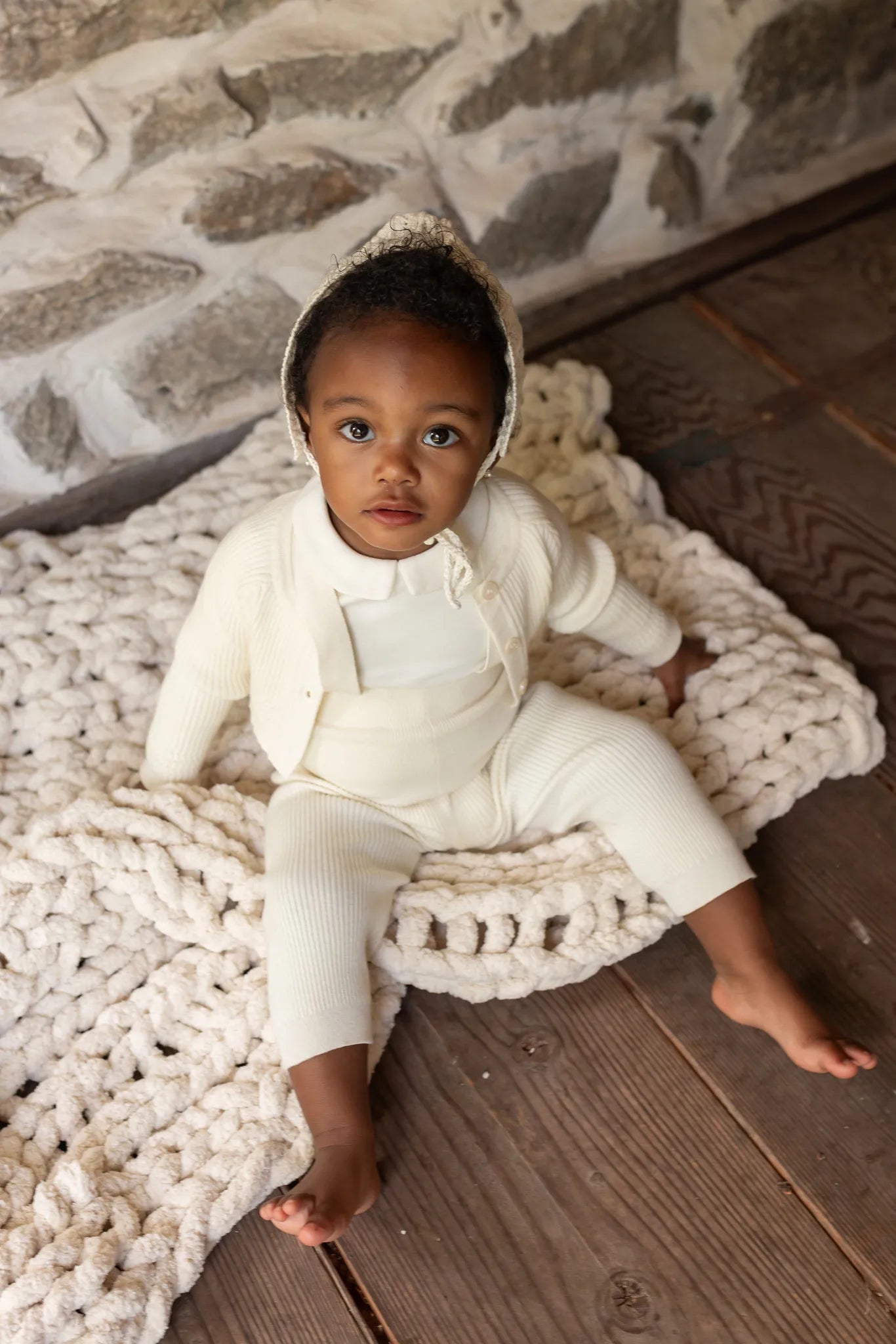 AP Baby British Knit Coordinate Collection Baby Kids Modal Romper Cute Knitting Cardigan and Overalls Pants