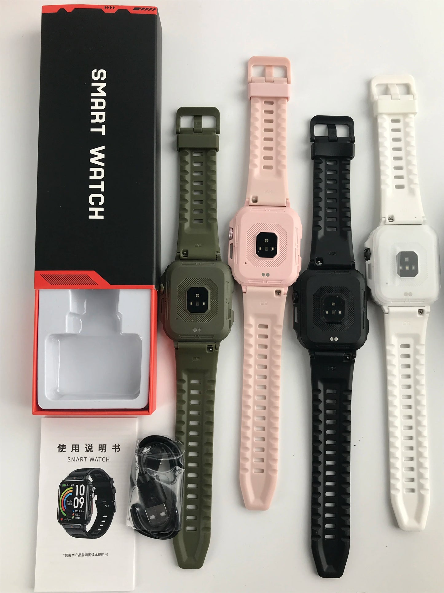 Military Men Smart Watch Health Monitor Wireless Call Smartwatch Fitness IP68 Waterproof Sports Watches for Women Android 2025