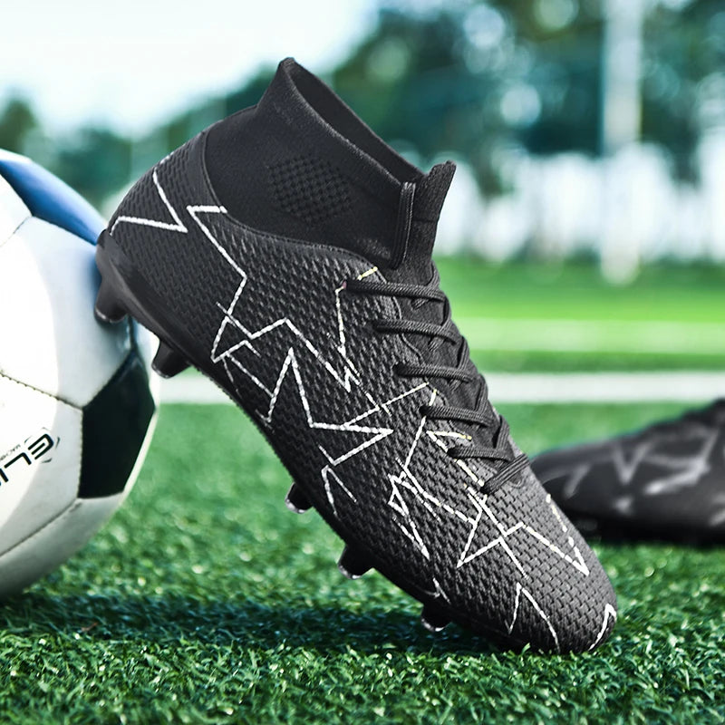 Outdoor Men Breathable Soccer Shoes Cleats Training Football Boots Match Sneakers