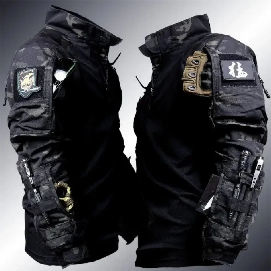 Tactical Uniform Milit Camo Suit Hunting Clothes Combat Shirts Camping Pants Men Workwear Suits Airsoft Paintball Sets