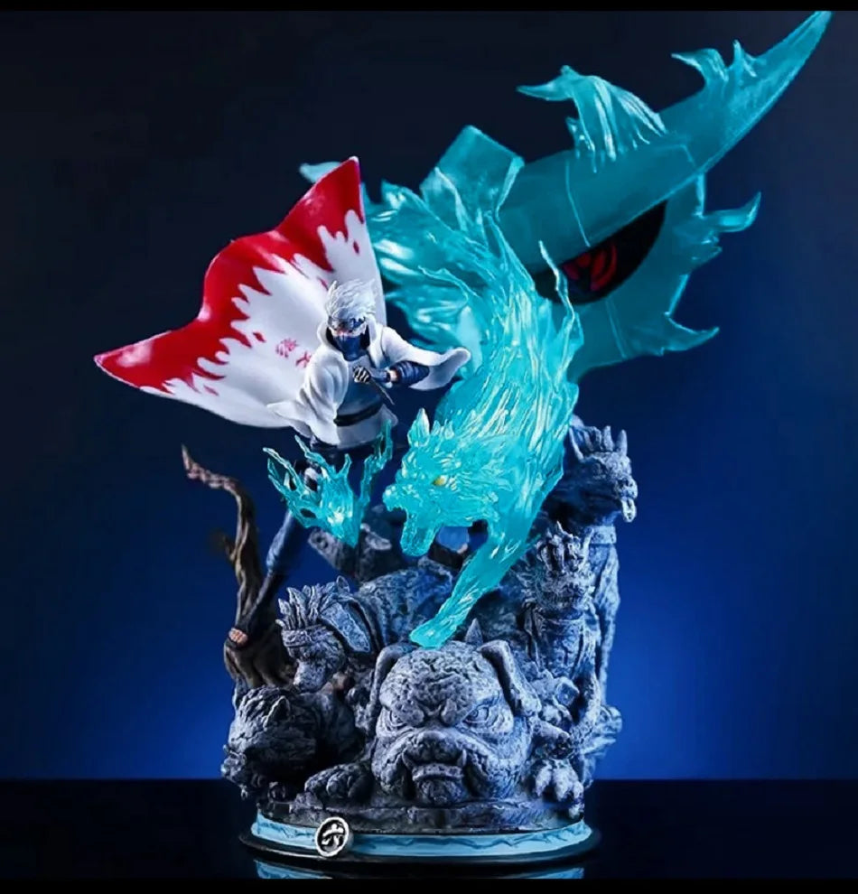 23cm Pvc Naruto Gk Anime action Figure Hatake Kakashi toy Figure Statue Ornament Collection Model Decora Figurine Christmas gift