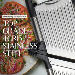 Adjustable Mandoline Slicer Stainless Steel Vegetable Slicer Chopper Cutter