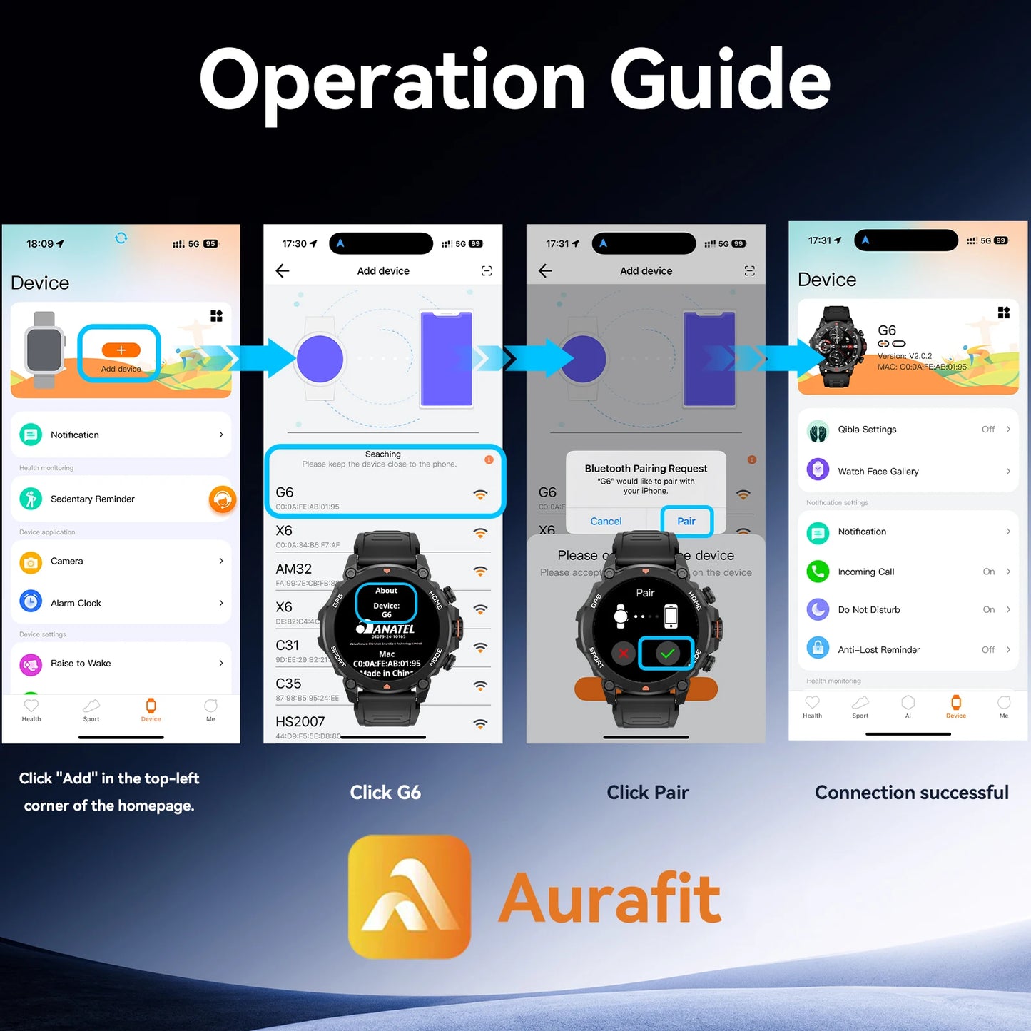 2025 Men's Smart Watch 1.43'' AMOLED GPS 150+ Sports Tracker 5ATM Swimming Health Monitor BT Call For Android iOS Smartwatches