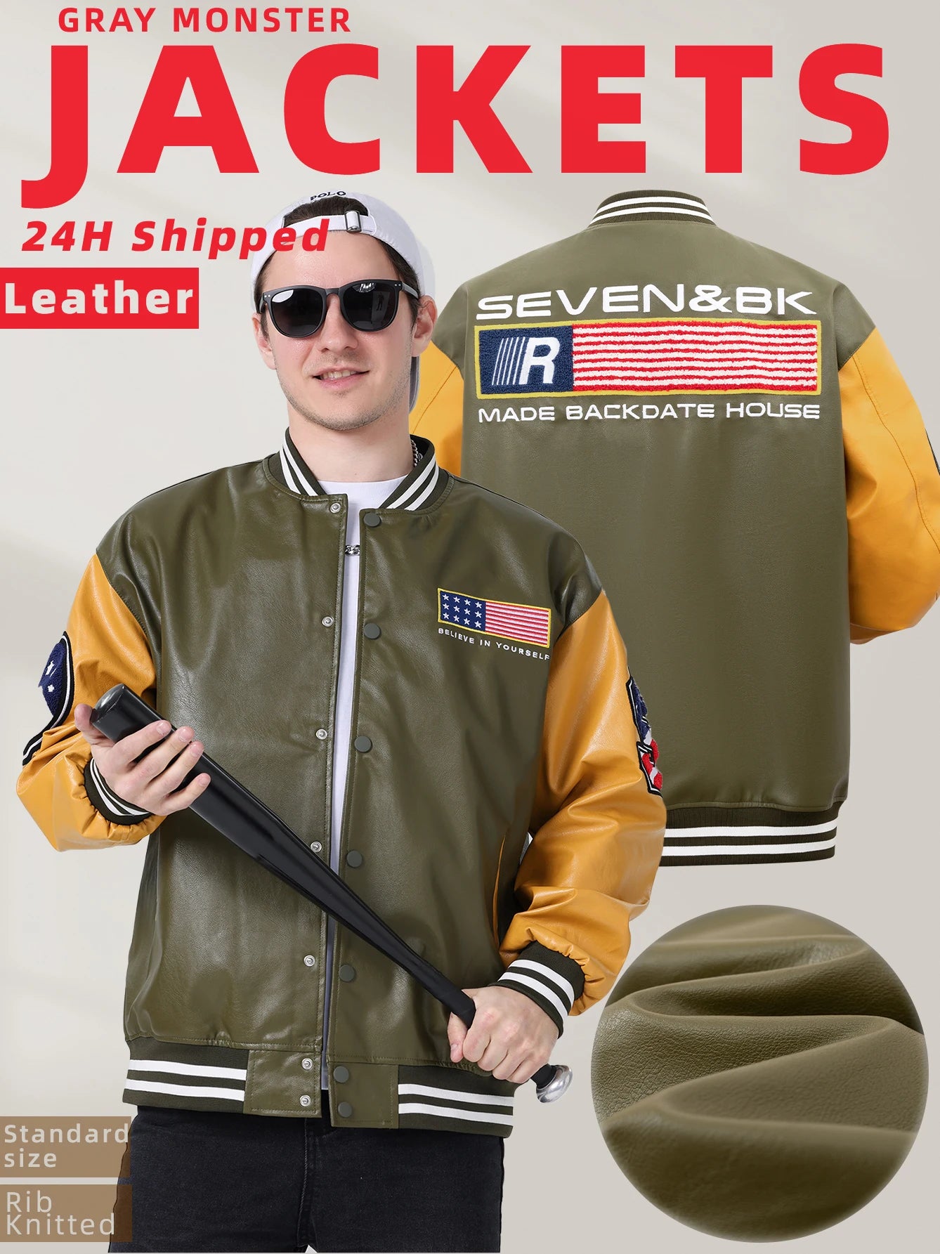 Baseball Jacket Yankees: Motorcycle Jacket | Biker Outerwear | Baseball Coats
