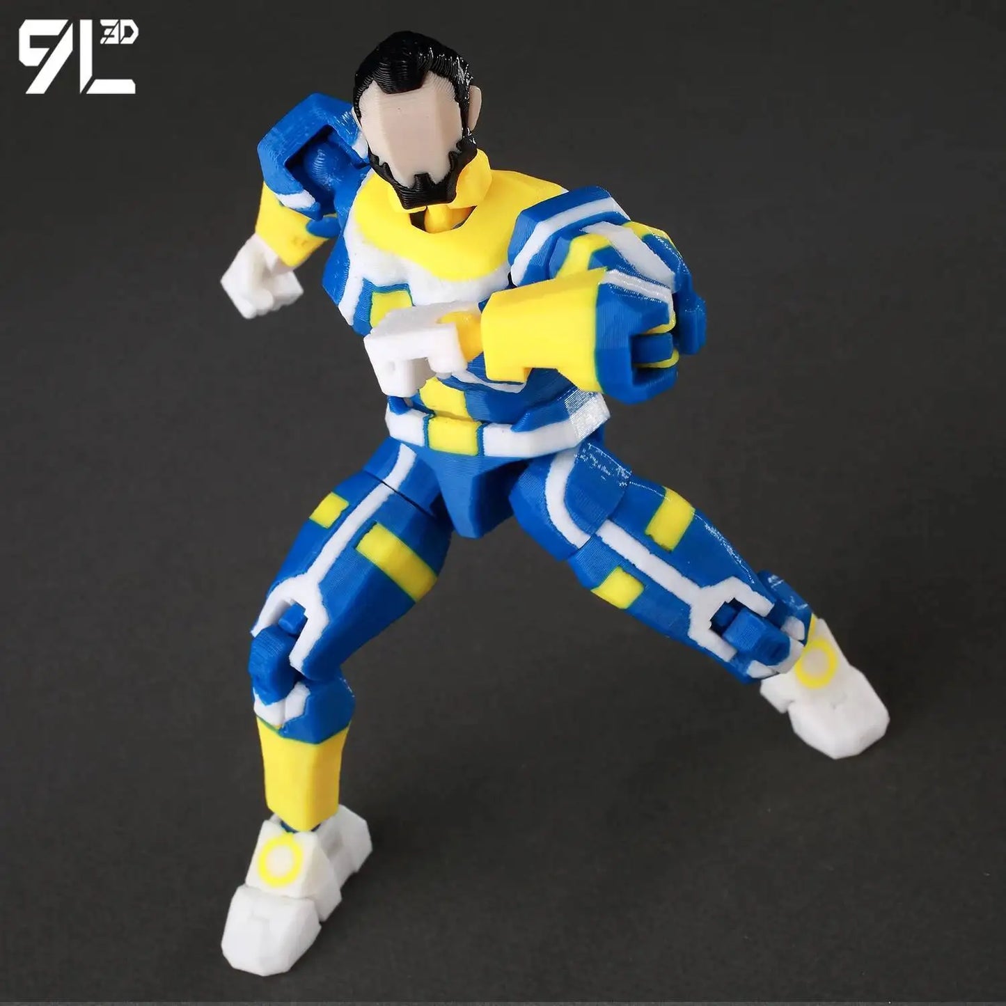 9L3D Printed Invincible Boy Lucky13 Dummy13 Conquer LEX Allen Superheroes Anime Toys Action Figures Mannequin Model Ornaments