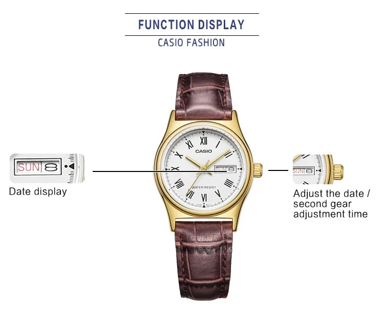 Casio watch women watches top brand luxury set Waterproof Quartz watch women ladies Gifts Clock  watch reloj mujer LTP-V006