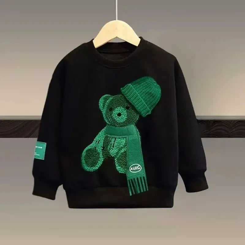 Baby Girl Clothes Set Autumn Kid Cartoon Sweatshirts Pullover Top and Pants 2pcs Suit Children Boys Fashion Tracksuits Outfits