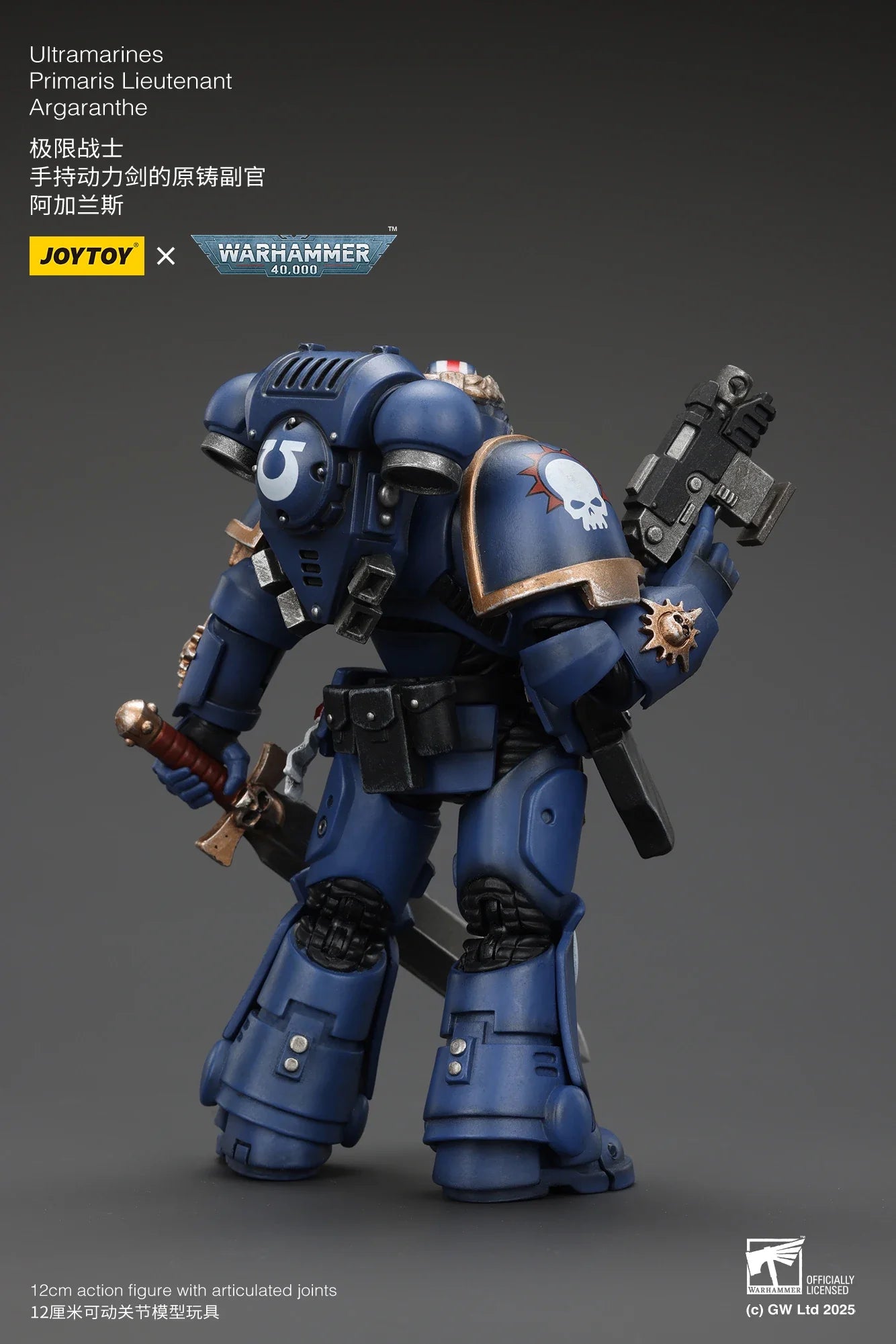 [IN STOCK] JOYTOY Warhammer 40K 1/18 Action Figure Ultramarines Primaris Lieutenant Argaranthe Anime figures Toys Model