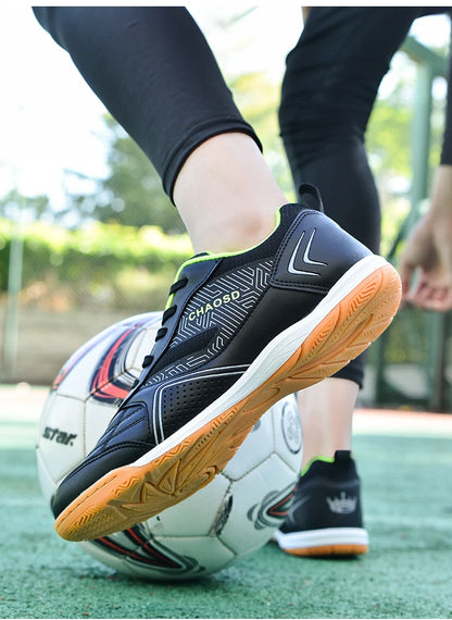 Futsal Soccer Shoes Men Low Naked Ankle Adult Professional Indoor Football Boots