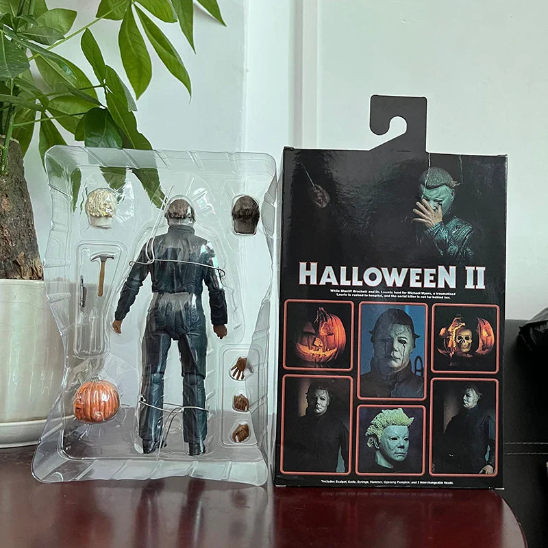 NECA Michael Myers Figure With LED Pumpkin Halloween Ultimate  Action Figure Toy Doll Decor Christmas Gift Halloween Horror Toy