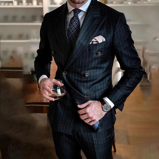 Tuxedo for Mens: Men's Suit Two Pieces(Jacket+Pants) Set Formal Occasion Wedding