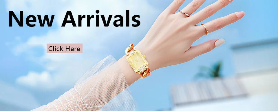 Luxury Ladies Simple Diamond Set Square Bracelet Quartz Watches Fashion Gold Stainless Steel Skeleton Women Clock Dress Watch