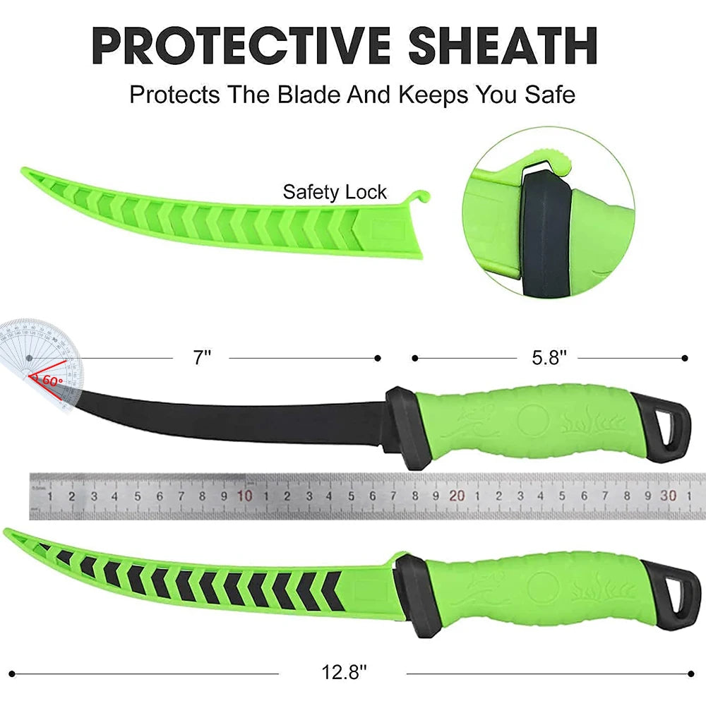 Fishing Knife Fillet Boning Knife for Fish 5 6 7 8 9 Inch Sashimi Knife Kitchen Non-stick