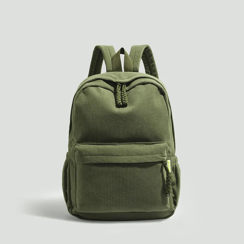 Personalized Backpack 2025 Soft Schoolbag shoulder straps Large Capacity Custom Unique Name Embroidered Corduroy Special Design