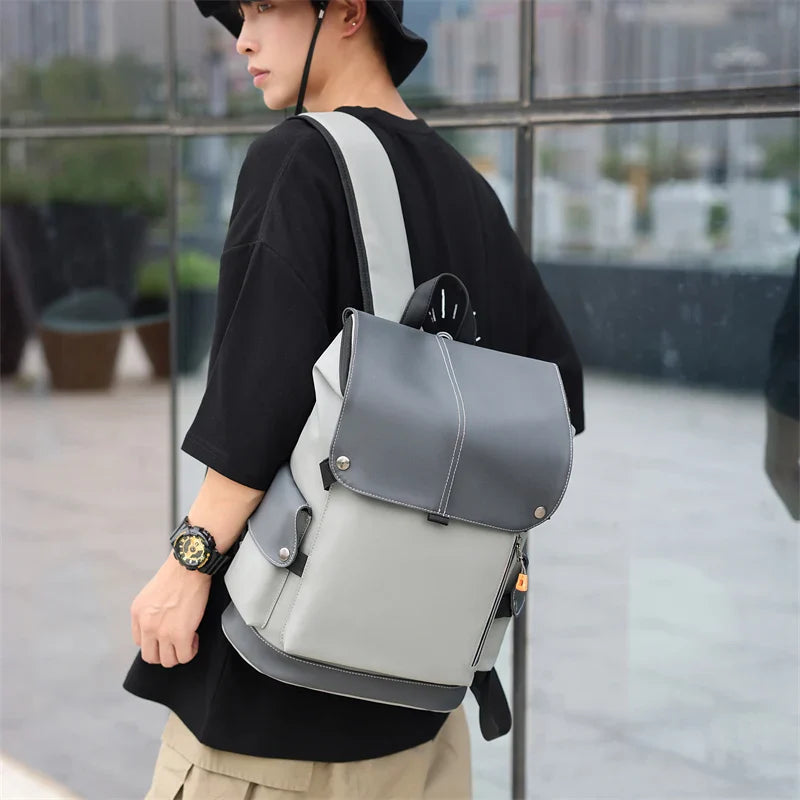 USB Charging Urban Man Backpack Waterproof Rucksack Men's Laptop Backpack Large Computer Backpack for Business Office Outdoor