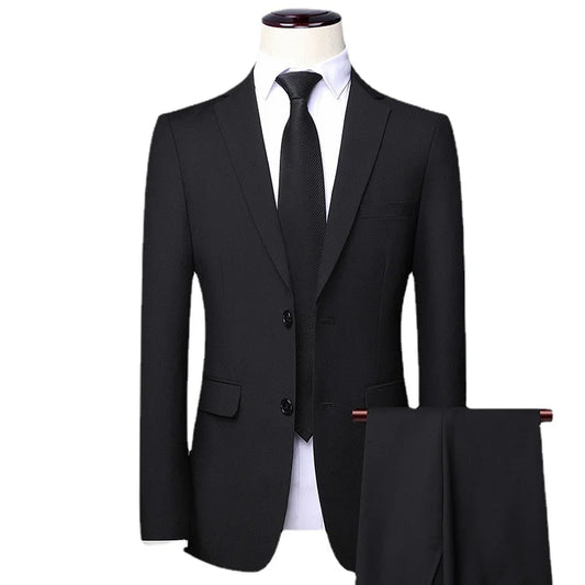 Men Suit Blazers For Wedding 3 Pieces 2 Sets Elegant Luxury Business Vest Pants