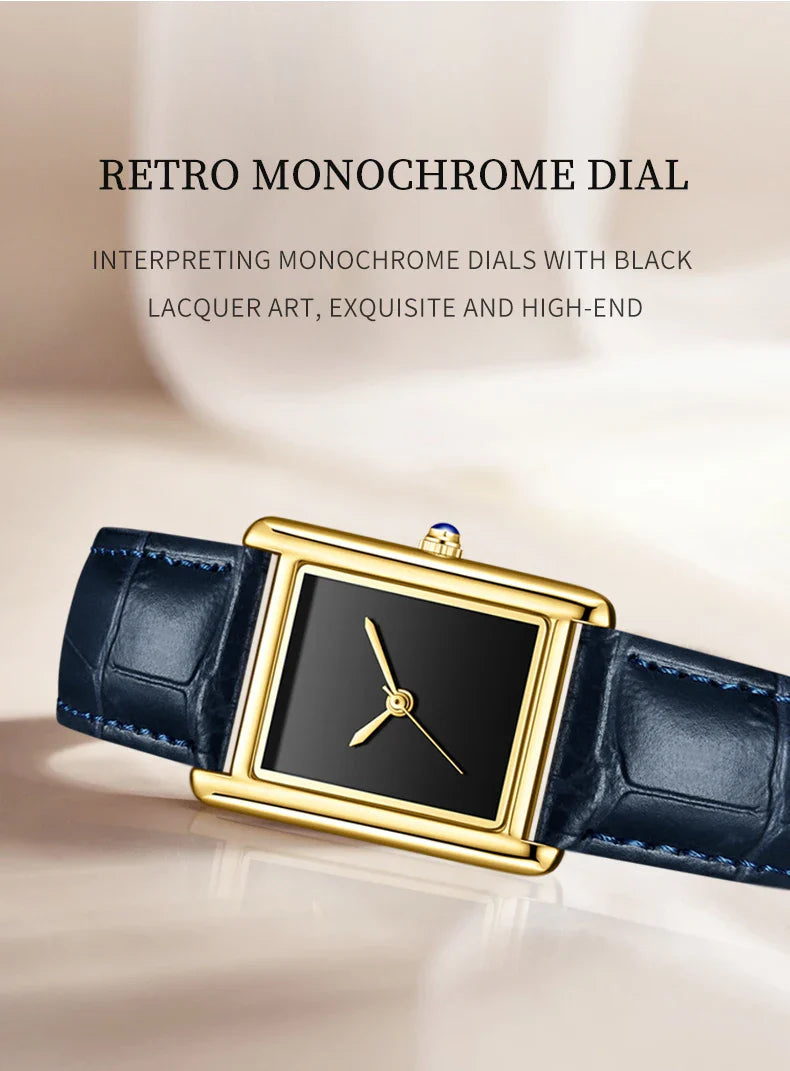 New Elegant Watches for Women and Men Fashion Leather Strap Waterproof Quartz Wristwatches Couple's Watches Gifts Drop Shipping