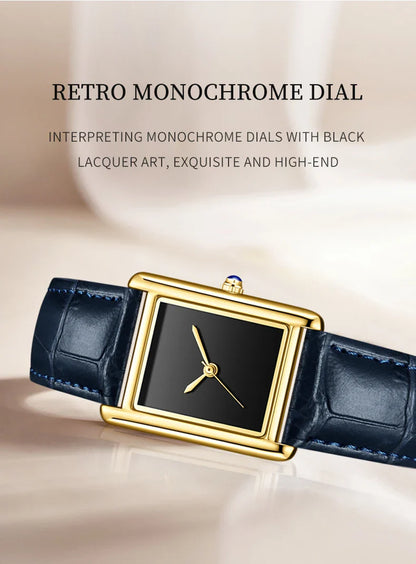 New Elegant Watches for Women and Men Fashion Leather Strap Waterproof Quartz Wristwatches Couple's Watches Gifts Drop Shipping