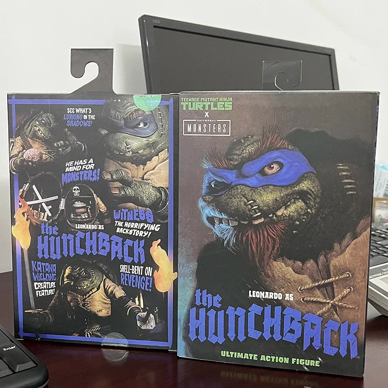 NECA Last Ronin Leonardo April Oneil Casey Jones Hunchback Michelangelo Mummy Raphael Frankenstein Monster Turtle Action Figure