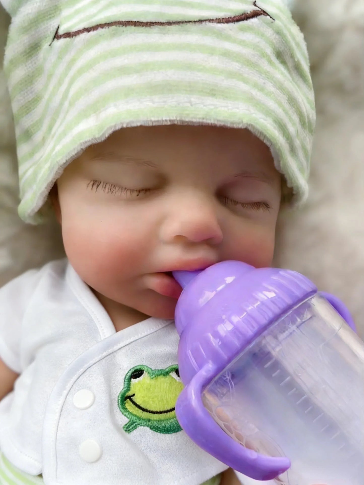 13 Inch Full Body Soft Silicone Bebe Reborn Doll Handmade 3D Painted Skin Newborn Baby Doll Gifts