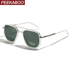 sunglasses men retro style metal square sunglasses for women double bridge