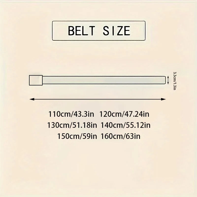 OYIFAN Fashion Men's Belt Men's Genuine Leather Belt Automatic Buckle Ratchet Belt Random Adjustment
