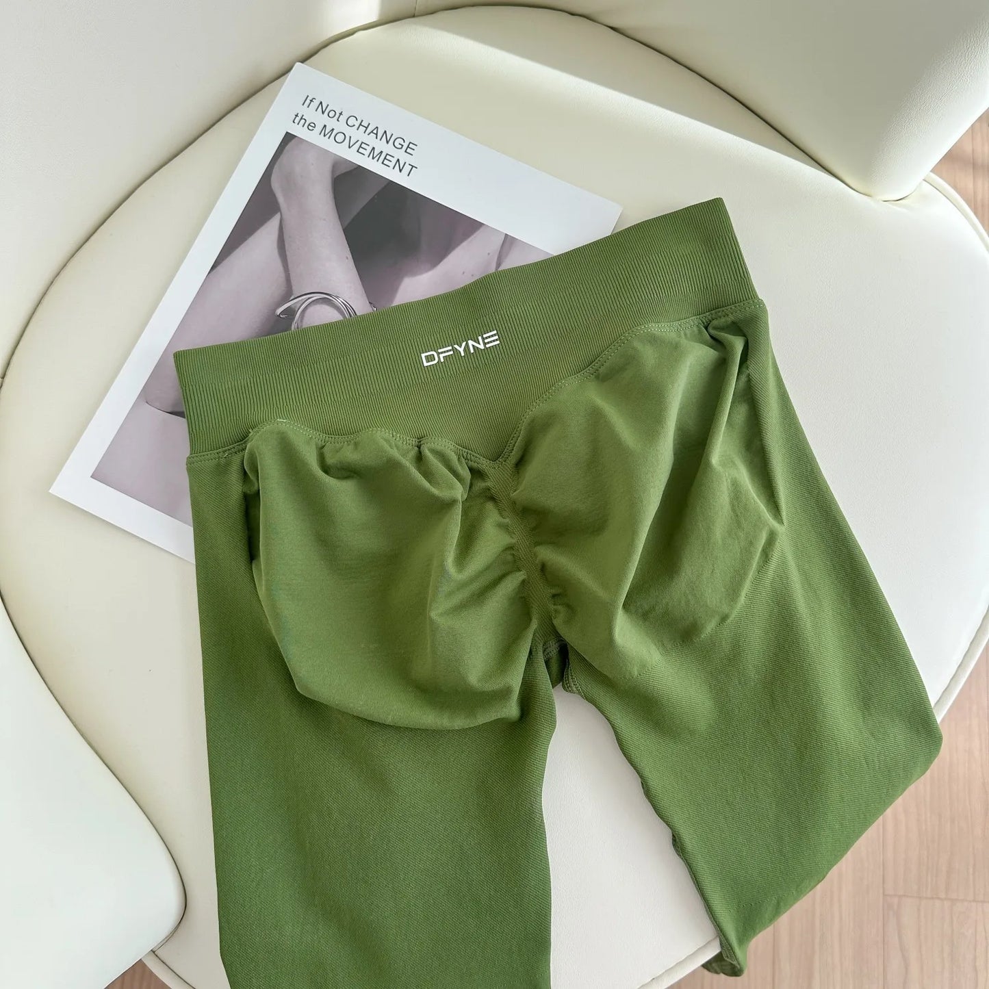 Dfyne Impact Leggings Seamless Gym Clothing for Women Push Up Leggings