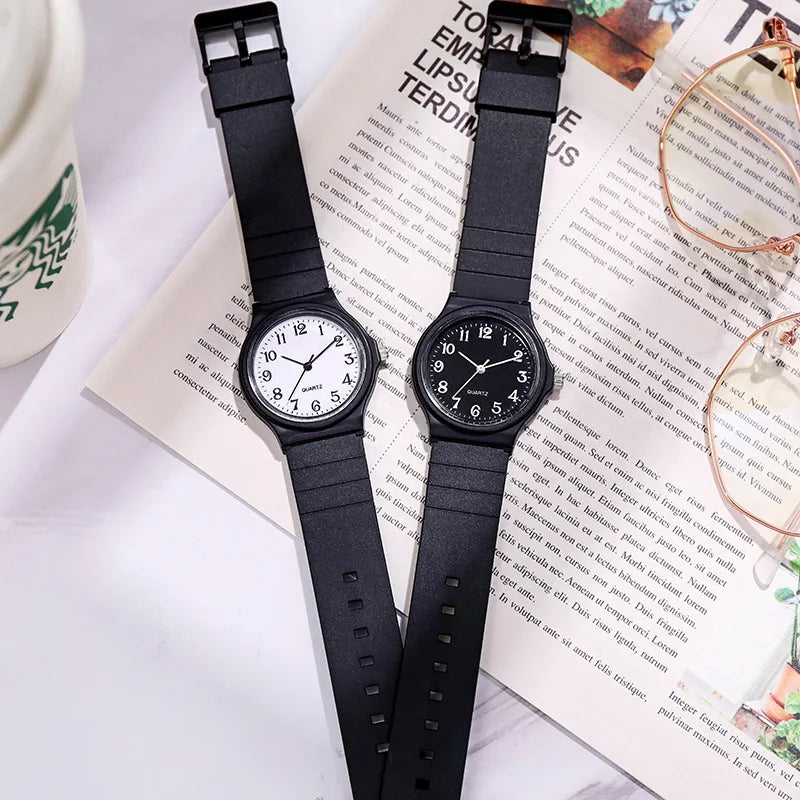 Simple Fashion Quartz Watch for Women Students Wrist Watches Silicone Strap Watch Wholesale Reloj Mujer Elegante Reloj De Mujer