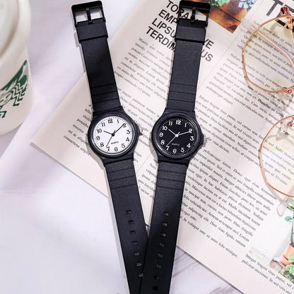 Simple Fashion Quartz Watch for Women Students Wrist Watches Silicone Strap Watch Wholesale Reloj Mujer Elegante Reloj De Mujer