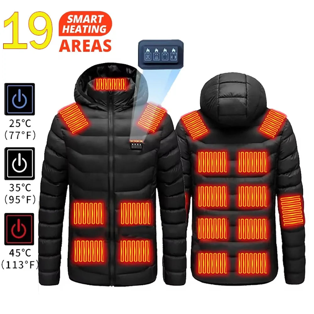 21 Areas Heated Jacket Mens Jacket Waterproof Heating Jacket Men