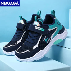 Summer Single Net Breathable Boys Sport Shoes Children Sneakers Rubber Leisure