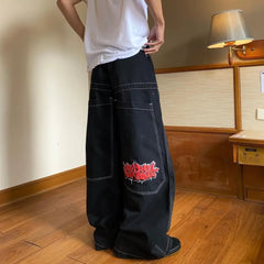 Y2k Baggy Jeans: Hip Hop Jeans | Streetwear Denim Pants