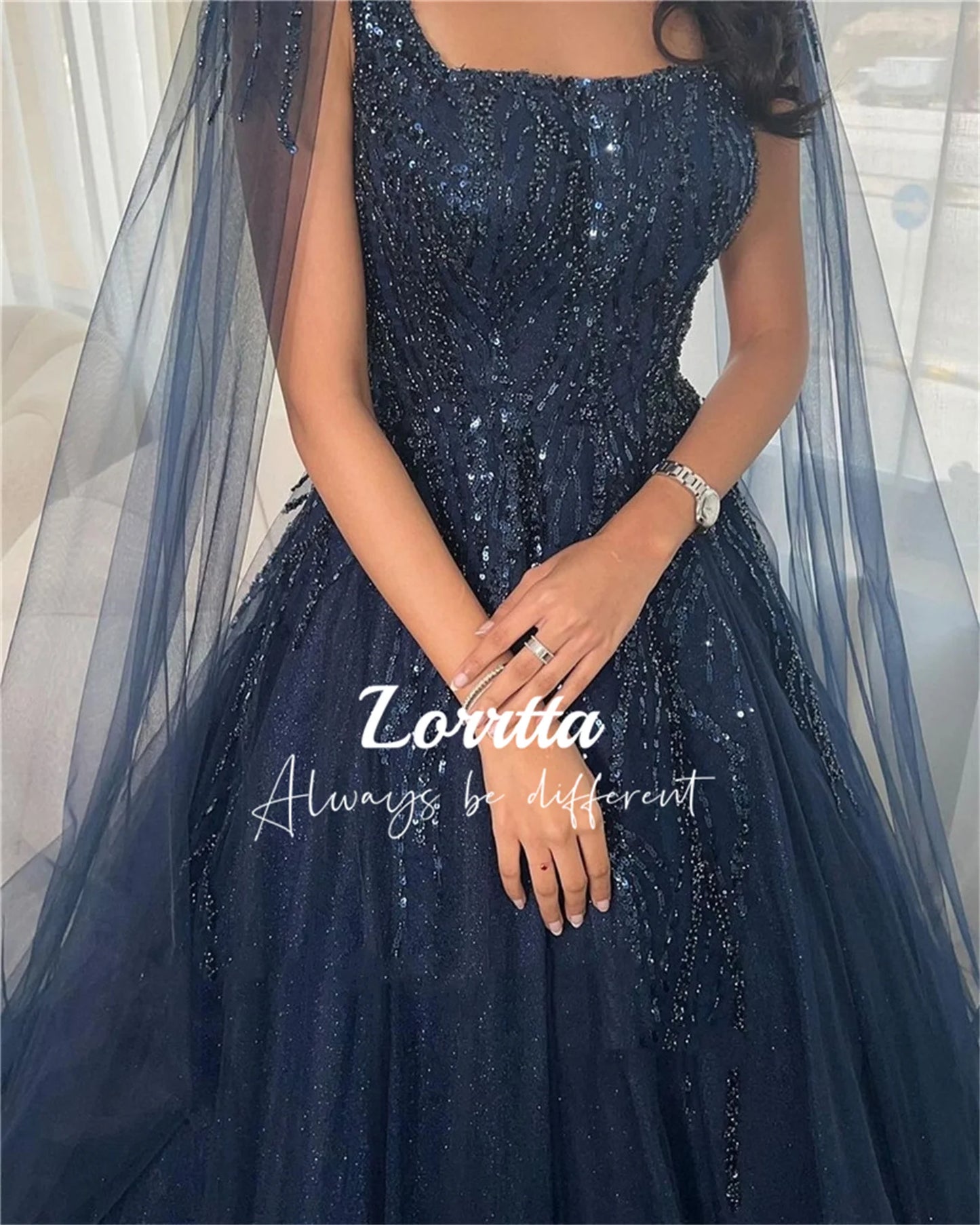 Homecoming Dresses: Women Evening Dresses Glitter Lace Tulle Prom Gowns