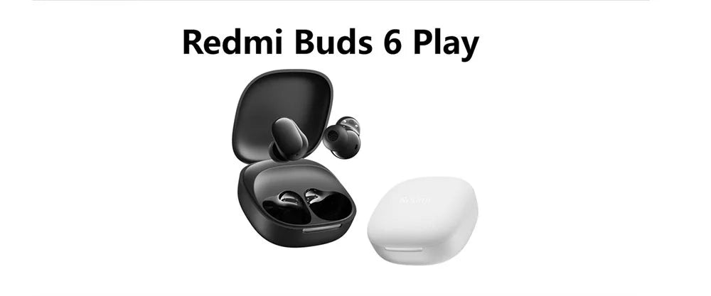 Global Version Redmi buds 6 Play Earphone AI noise cancellation for calls 10mm Dynamic Driver Bluetooth 5.4 TWS Headphone