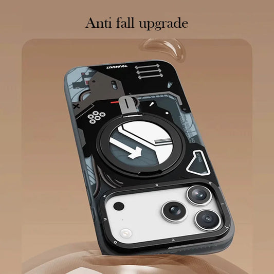 YOUNGKIT Case For iPhone 17 Pro Max Airbag Bracket Back Cover Case for iPhone 17 Pro